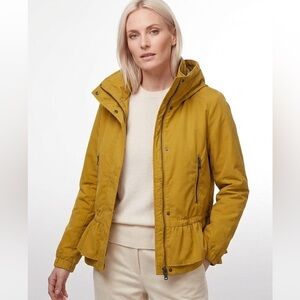 Zara Mustard Yellow Peplum Light Weight Spring Jacket Size Small